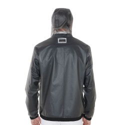 Technische transparante regenjas heren Equestro Grijs