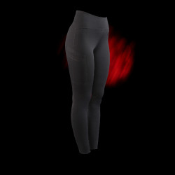 Legging Equestro dames met hoge taille Ridertechnology full grip Zwart Legging Equestro dames met hoge taille Ridertechnology full grip Zwart