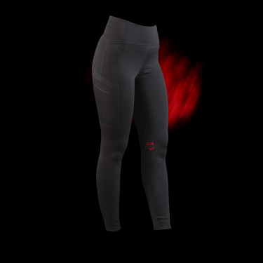 Legging Equestro dames met hoge taille Ridertechnology full grip Zwart Legging Equestro dames met hoge taille Ridertechnology full grip Zwart