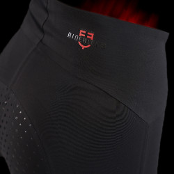 Legging Equestro dames met hoge taille Ridertechnology full grip Zwart Legging Equestro dames met hoge taille Ridertechnology full grip Zwart