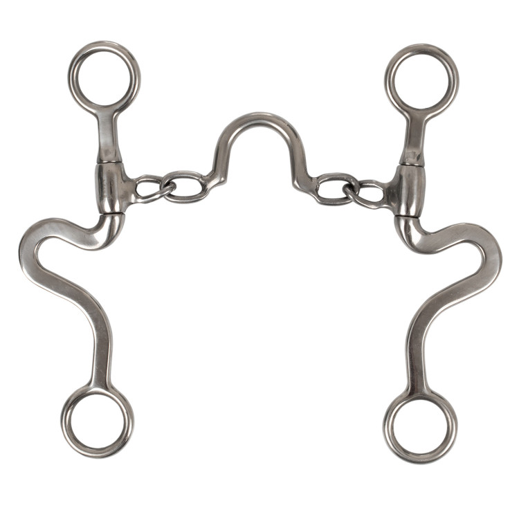 Mors western met ketting Pool's