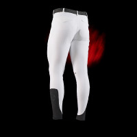 Equestro slim fit herenbroek Ridertechnology met thermogesealde naden Wit