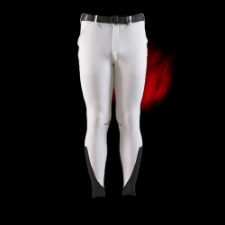 Slim fit herenrijbroek Equestro Ridertechnology full grip