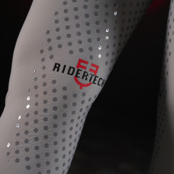 Slim fit damesbroek Equestro Ridertechnology full grip Spotlijster Grijs