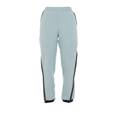 Dames tear-away broek met volledige lengte ritssluiting Equestro Grijze nevel Blauw