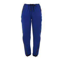 Dames tear-away broek met volledige lengte ritssluiting Equestro Sodalietblauw