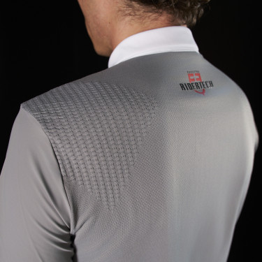 Wedstrijdpolo voor heren Equestro Ridertechnology met korte mouwen en knopen Wedstrijdpolo voor heren Equestro Ridertechnology met korte mouwen en knopen