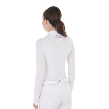 Polo wedstrijd slim fit dames met mesh inzetstukken Equestro Polo wedstrijd slim fit dames met mesh inzetstukken Equestro