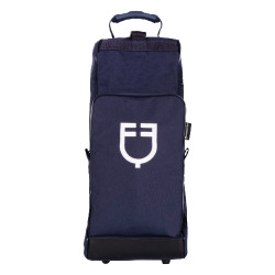 Laarzen- en helmtas Equestro met rubberen versteviging Marine Marineblauw