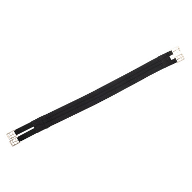 Springriem van stof met elastieken Umbria Equitazione Zwart