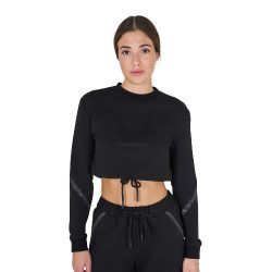 Dames cropped sweatshirt met ronde hals Equestro