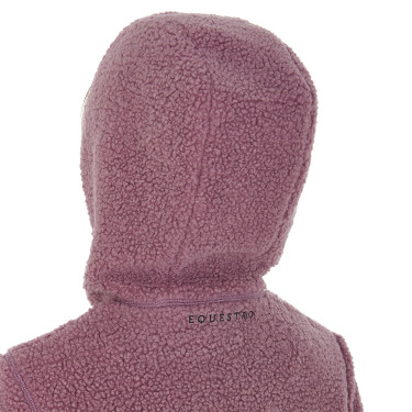 Kinderfleece-sweatshirt met ritssluiting Equestro Roze