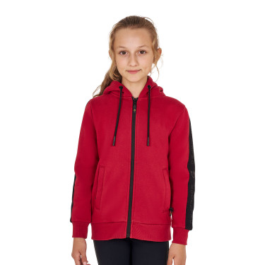 Sweatshirt Equestro meisje met volledige ritssluiting en fleecevoering Sweatshirt Equestro meisje met volledige ritssluiting en fleecevoering