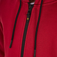 Sweatshirt Equestro meisje met volledige ritssluiting en fleecevoering Grijze nevel Blauw