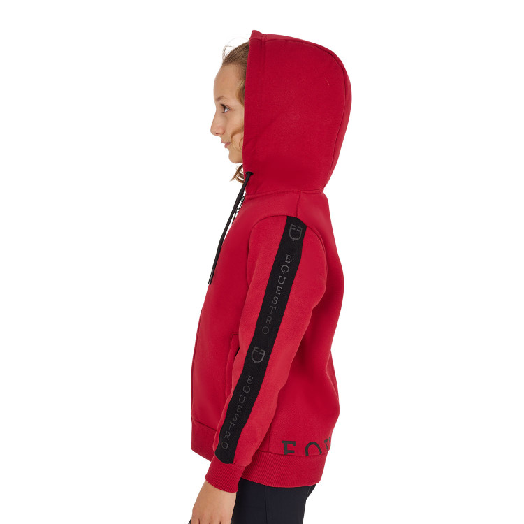 Sweatshirt Equestro meisje met volledige ritssluiting en fleecevoering Sweatshirt Equestro meisje met volledige ritssluiting en fleecevoering
