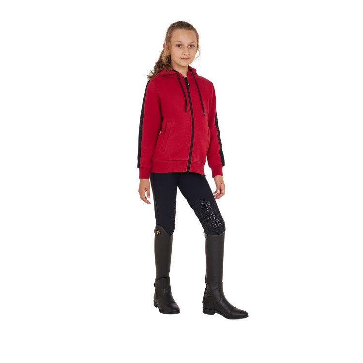 Sweatshirt Equestro meisje met volledige ritssluiting en fleecevoering Sweatshirt Equestro meisje met volledige ritssluiting en fleecevoering