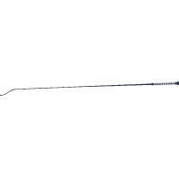 Dressuurzweep Whip & Go Diamond nylon handvat Zwart