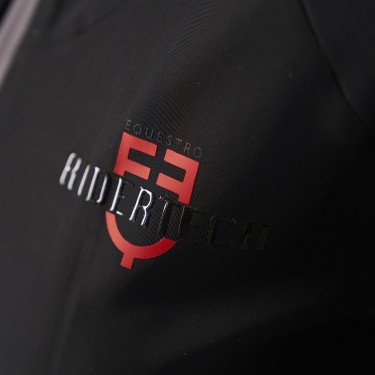 Dameshoodie technische sweater Equestro Ridertechnology Zwart