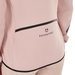 Dames sweatshirt van jersey met ritssluiting Equestro Roze camée