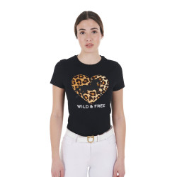 Dames katoenen T-shirt Wild & Free Equestro
