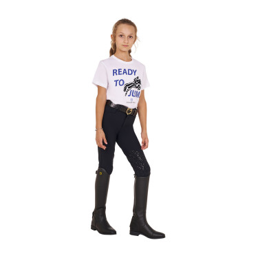 T-shirt Equestro in katoen meisje Ready To Jump Wit T-shirt Equestro in katoen meisje Ready To Jump Wit