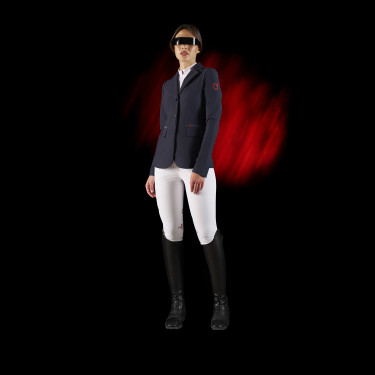 Wedstrijdjas dames Equestro Ridertechnology met thermisch gelaste naden Wedstrijdjas dames Equestro Ridertechnology met thermisch gelaste naden