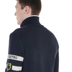Equestro herenjas van nylon en tricot met ritssluiting Marineblazer Marineblauw