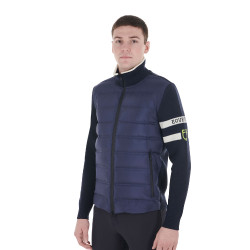 Equestro herenjas van nylon en tricot met ritssluiting Marineblazer Marineblauw