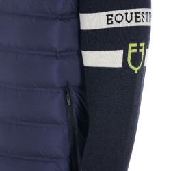 Equestro herenjas van nylon en tricot met ritssluiting Marineblazer Marineblauw