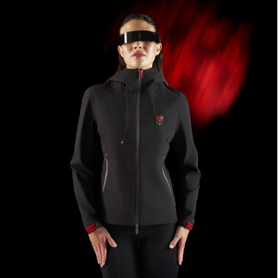 Veste imperméable femme Equestro Ridertechnology avec zip