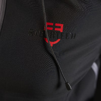 Waterdichte damesjas Equestro Ridertechnology met rits Zwart