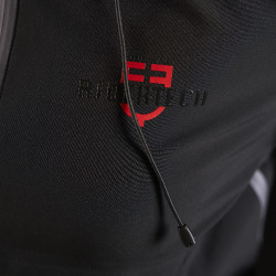 Waterdichte damesjas Equestro Ridertechnology met rits Zwart