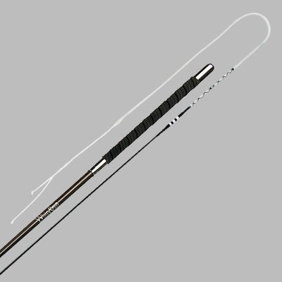 Telescopische aanspanningzweep Whip & Go Carbon Zwart
