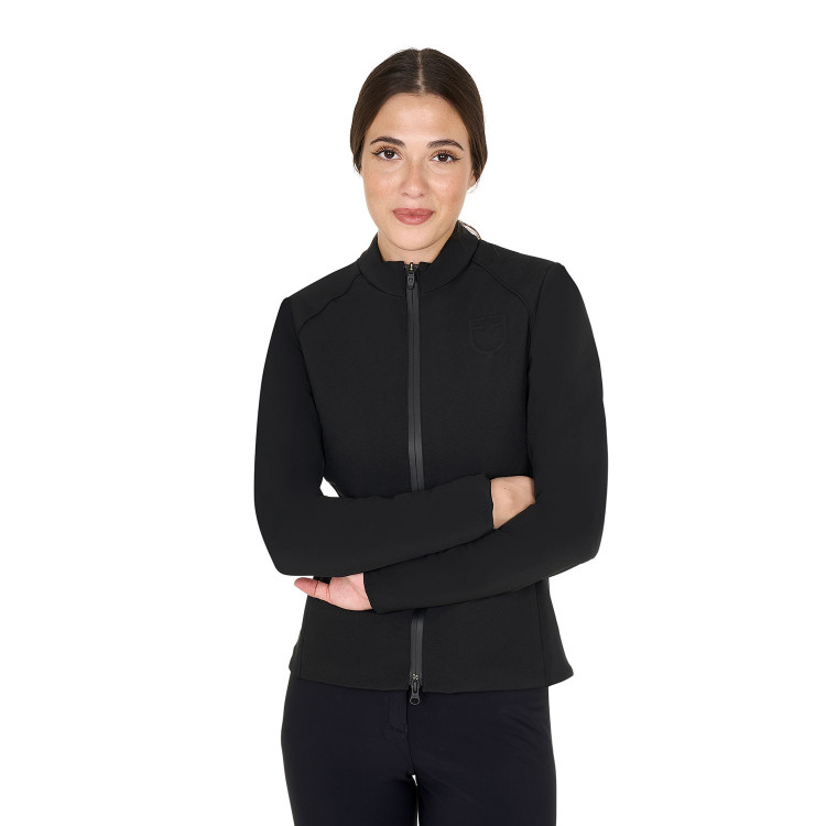 Dames softshell jas in gewatteerde technische stof Equestro
