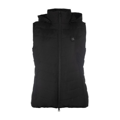 Mouwloos verwarmd vest High Temperature Style HKM Zwart