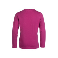 Lange mouwen polo Polly HKM kind Magenta Roze Lange mouwen polo Polly HKM kind Magenta Roze