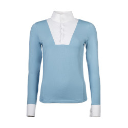 Wedstrijdpolo Virginia lange mouwen dames HKM