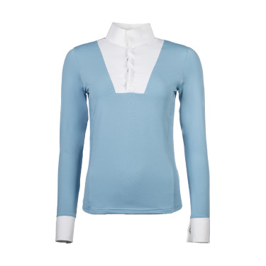 Wedstrijdpolo Virginia lange mouwen dames HKM Wedstrijdpolo Virginia lange mouwen dames HKM
