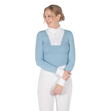 Wedstrijdpolo Virginia lange mouwen dames HKM Wedstrijdpolo Virginia lange mouwen dames HKM