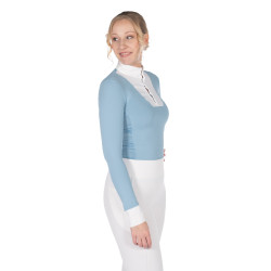 Wedstrijdpolo Virginia lange mouwen dames HKM Wedstrijdpolo Virginia lange mouwen dames HKM