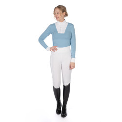 Wedstrijdpolo Virginia lange mouwen dames HKM Wedstrijdpolo Virginia lange mouwen dames HKM