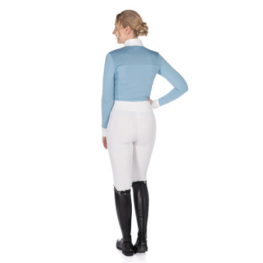 Wedstrijdpolo Virginia lange mouwen dames HKM Wedstrijdpolo Virginia lange mouwen dames HKM