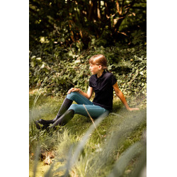 Functioneel poloshirt met korte mouwen Denise kind Horze