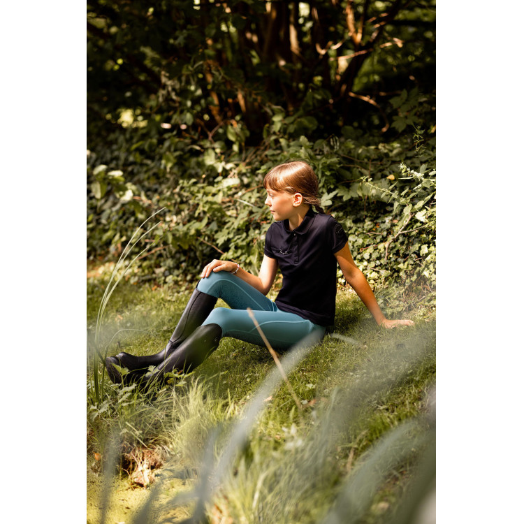 Functioneel poloshirt met korte mouwen Denise kind Horze