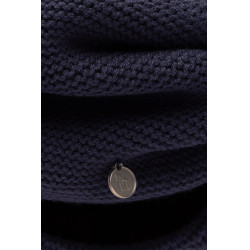 Gebreide sjaal Horze Haze Indigo vintage Marineblauw