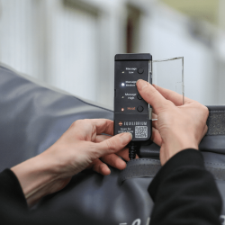 Verwarmde massagepad Equilibrium Grijs