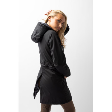 Waterdichte Elise met gewatteerde voering Horze Zwart kaviaar