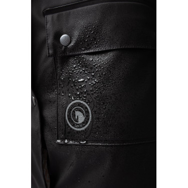 Waterdichte Elise met gewatteerde voering Horze Zwart kaviaar