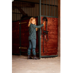 Thermische rijbroek full grip Horze Rhea kind achterzakken Thermische rijbroek full grip Horze Rhea kind achterzakken