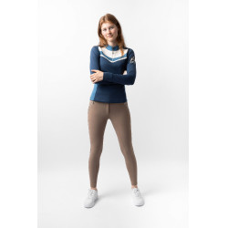 Trainingsshirt Ayra Horze Marine titaan Marineblauw